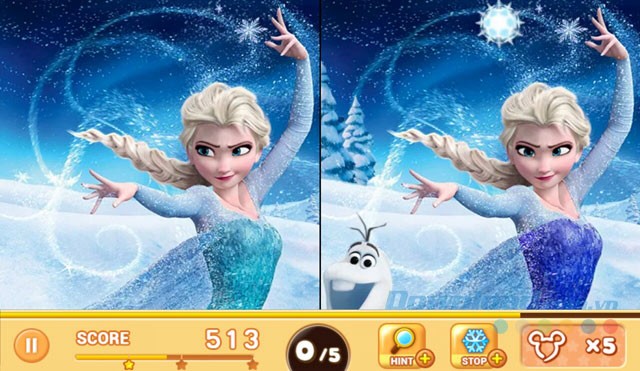 Tìm điểm khác nhau