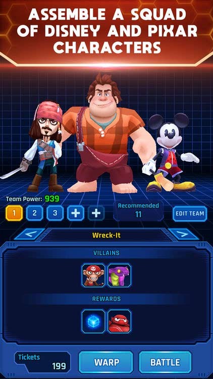 Thành lập team gồm các anh hùng Disney và Pixar