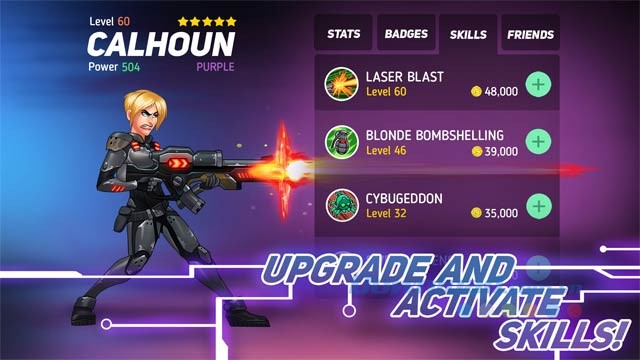 Các anh hùng có kỹ năng riêng