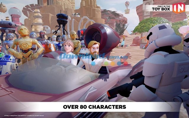 Hơn 80 nhân vật trong game Disney Infinity: Toy Box 3.0