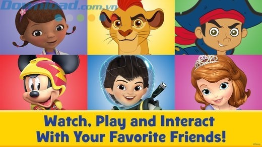 Cho bé vừa xem phim, vừa chơi và tương tác