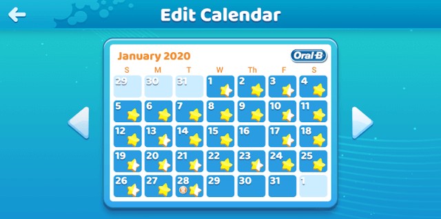 Lịch có thể chỉnh sửa