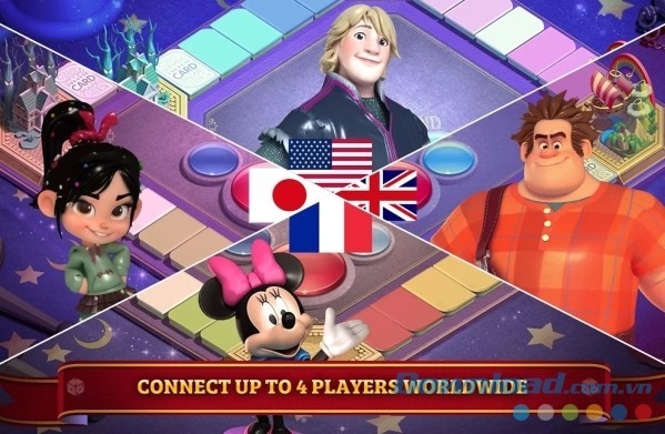 Disney Magical Dice: The Enchanted Board Game cho Android có chế độ đa người chơi đầy kịch tính