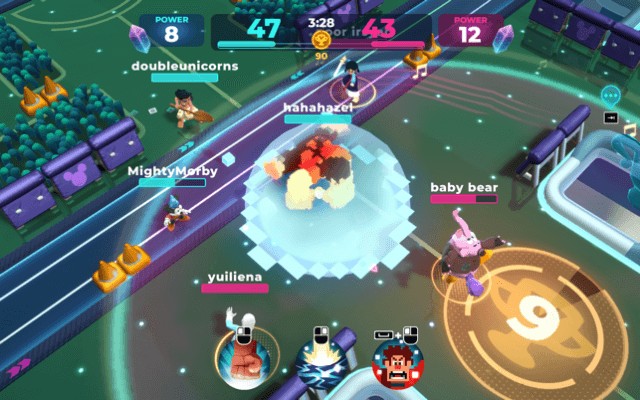 Disney Melee Mania cho bạn cạnh tranh trong các cận chiến hỗn loạn cùng các nhân vật Disney