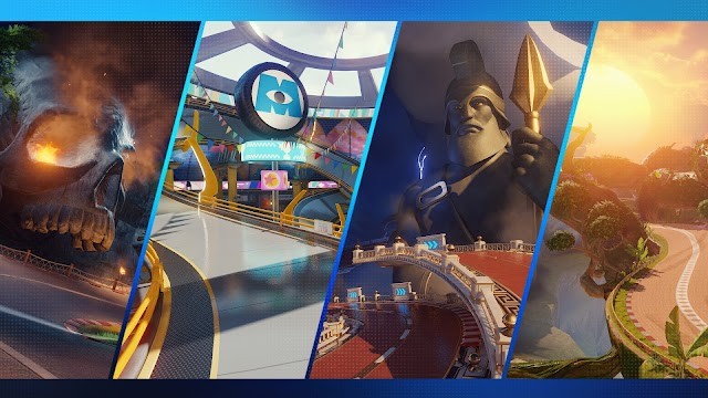 Disney Speedstorm cho bạn đua qua các địa điểm biểu tượng trong những bộ phim của Disney và Pixar