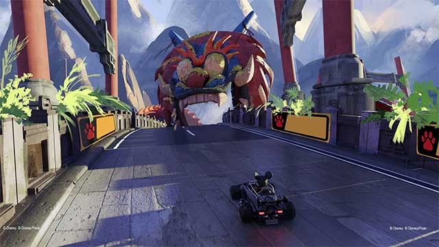 Nhiều đường đua đa dạng lấy cảm hứng từ các bộ phim Disney