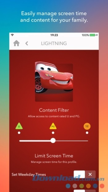 Quản lý thời gian trải nghiệm DisneyLife của bé