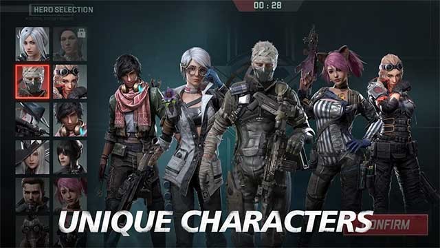 Mỗi nhân vật trong Disorder đều có bộ kỹ năng và đặc điểm riêng