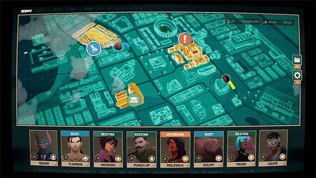 Xem xét các trường hợp khẩn cấp và cử các anh hùng phù hợp đi giải quyết