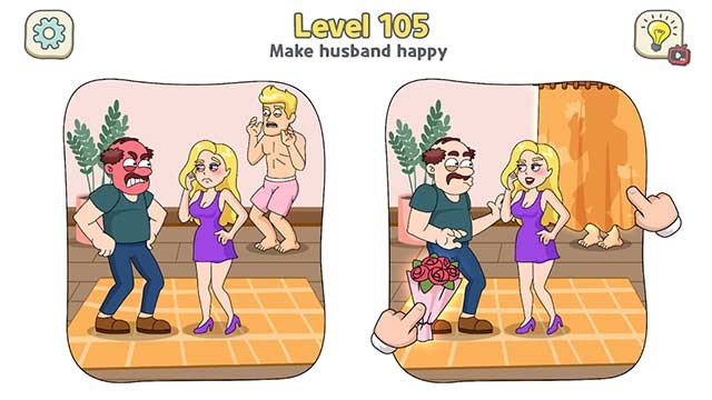 Di chuyển các đối tượng vào đúng vị trí trên ảnh để tạo ra tình huống hài hước