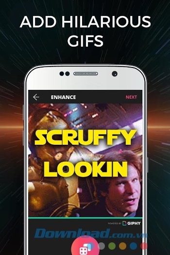 Sử dụng ảnh GIF làm video với Ditty