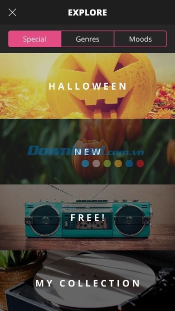 Khám phá kho nhạc