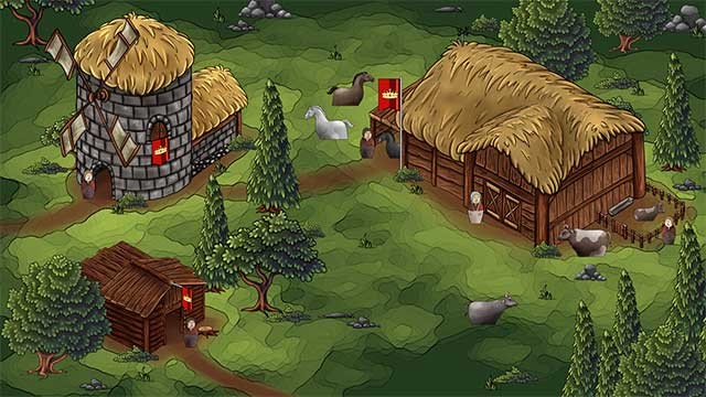 Đồ họa sống động với nhiều công trình được thiết kế tỉ mỉ