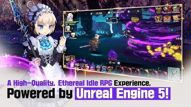 Divine Edge là game nhập vai nhàn rỗi được xây dựng bằng đồ họa Unreal Engine 5