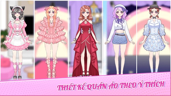 Game thiết kế quần áo theo ý thích