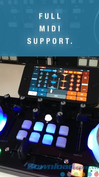 Hỗ trợ toàn diện cho âm thanh MIDI