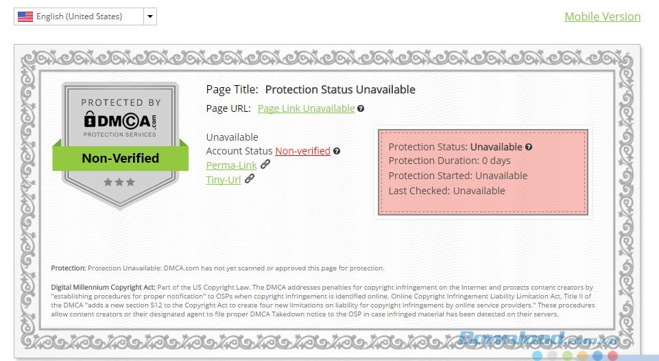 Trạng thái chứng nhận
