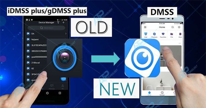 Chuyển đổi từ gDMSS/iDMSS sang DMSS