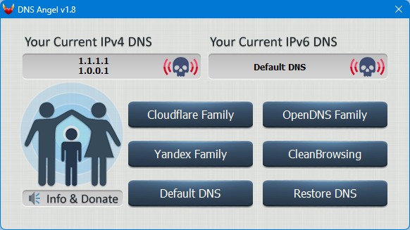 Phần mềm khóa trẻ em thông minh cho máy tính DNS Angel