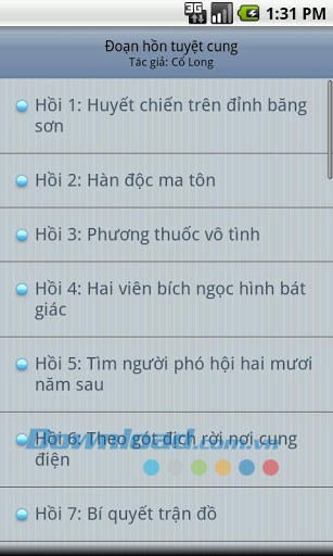 Doan hon tuyet cung for Android