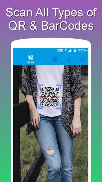 QR and Barcode Scanner Pro cho Android quét mã nhanh
