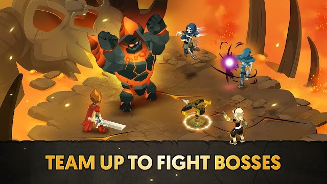Lập team để chiến đấu với các con trùm trong game DOFUS Touch: World of Twelve