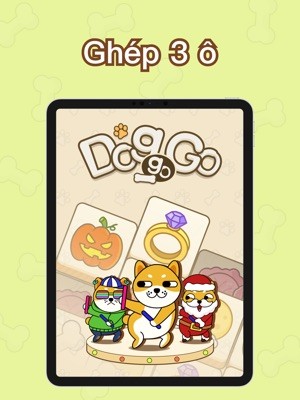 Doggo Go là một trò chơi giải đố ghép gạch vui nhộn