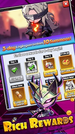 Các phần thưởng phong phú