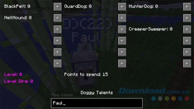 Bổ sung kỹ năng cho pet