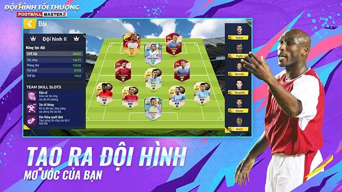 Từng bước xây dựng đội bóng đá mơ ước của mình trong Đội Hình Tối Thượng