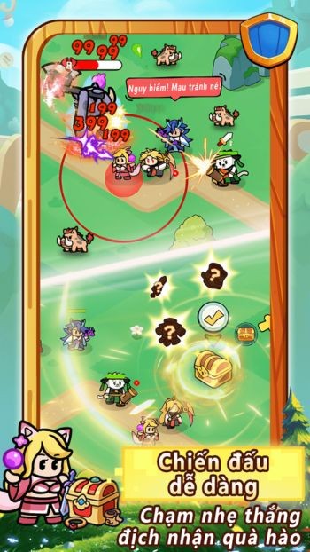 Chạm nhẹ nhàng thắng địch nhận quà hào