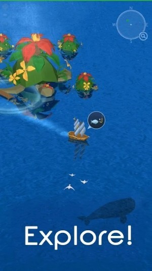 Lái thuyền và khám phá vùng biển khơi mênh mông trong game DOKDO