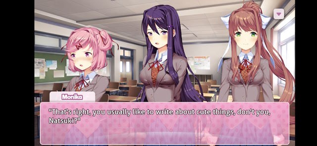 Game khởi đầu như một trò chơi hẹn hò nhẹ nhàng