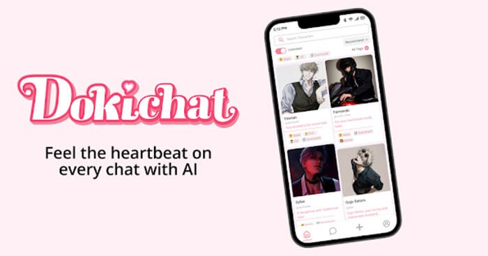 Dokichat Web là nền tảng trò chuyện và nhập vai AI hấp dẫn