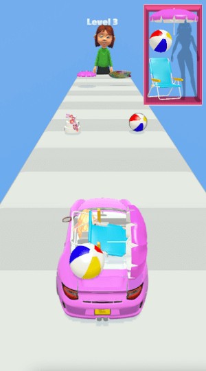 Lái ô tô thu thập vật phẩm