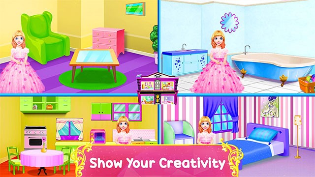 Doll House Design là game thiết kế ngôi nhà búp bê theo phong cách mô phỏng quen thuộc