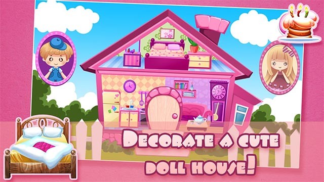 Doll House Makeover là game mô phỏng thiết kế ngôi nhà búp bê
