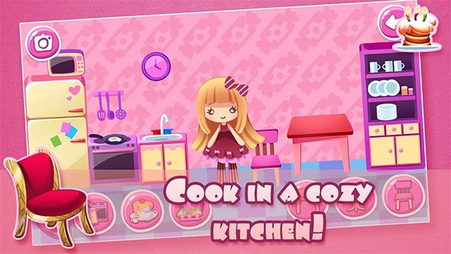 Thể hiện sự sáng tạo và trí tưởng tượng phong phú trong khi chơi Doll House Makeover