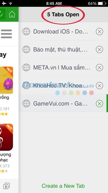 Duyệt web trên nhiều tab