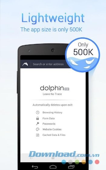 Dolphin Zero sở hữu dung lượng nhỏ gọn