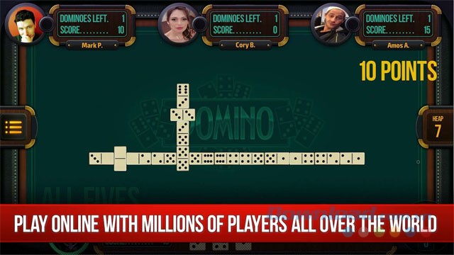 Chơi Đô mi nô trực tuyến trong Dominoes Online