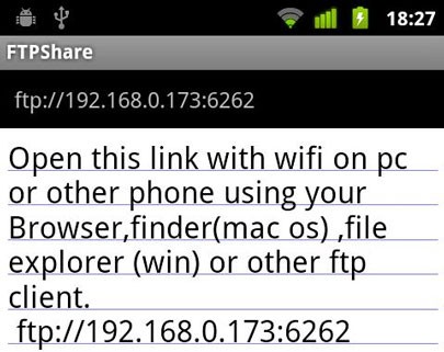 DoMobile FTP share For Android