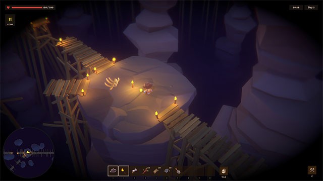 Tích cực khai thác tài nguyên để phục vụ cho chế tạo, sinh tồn trong Don't Die In The West game