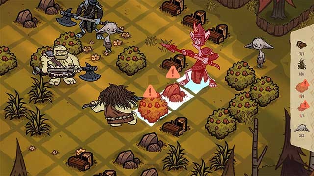 Bước vào các cuộc chạm trán theo lượt và theo lưới để thu thập tài nguyên