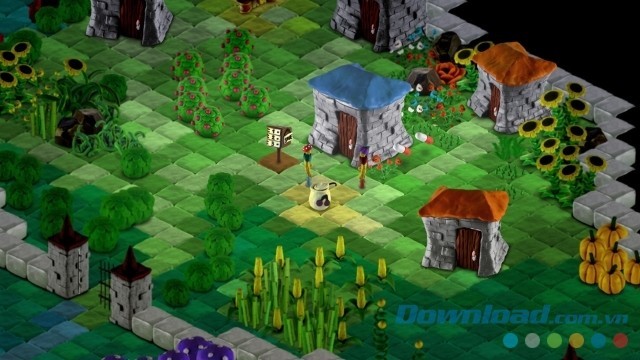 Thực hiện nhiều nhiệm vụ trong game hành động phiêu lưu Don't open the doors cho máy tính và Mac