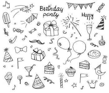 Doodle Art birthday