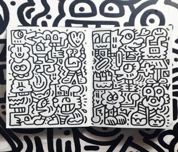 Doodle Art sinh nhật