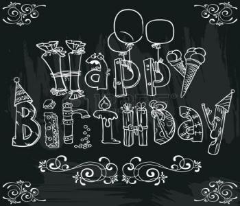 Bộ sưu tập Doodle Art sinh nhật