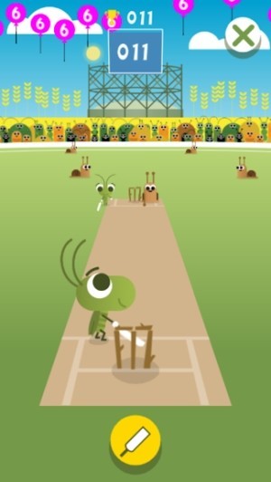 Trong Doodle Cricket, bạn có thể đánh bóng bao lần tùy thích