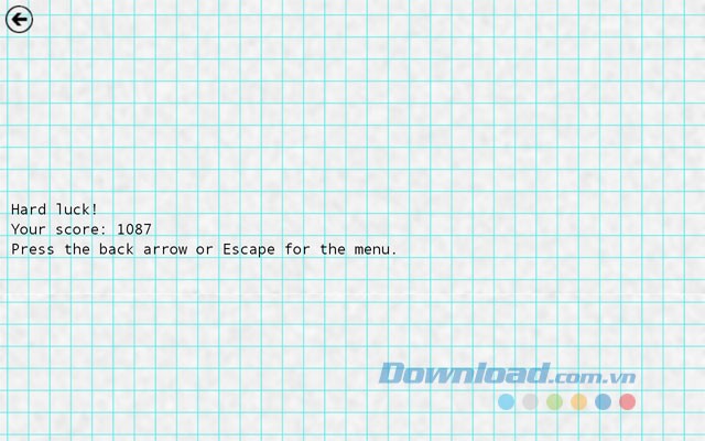 Doodle Scramble cực kì đơn giản với không nhiều lựa chọn